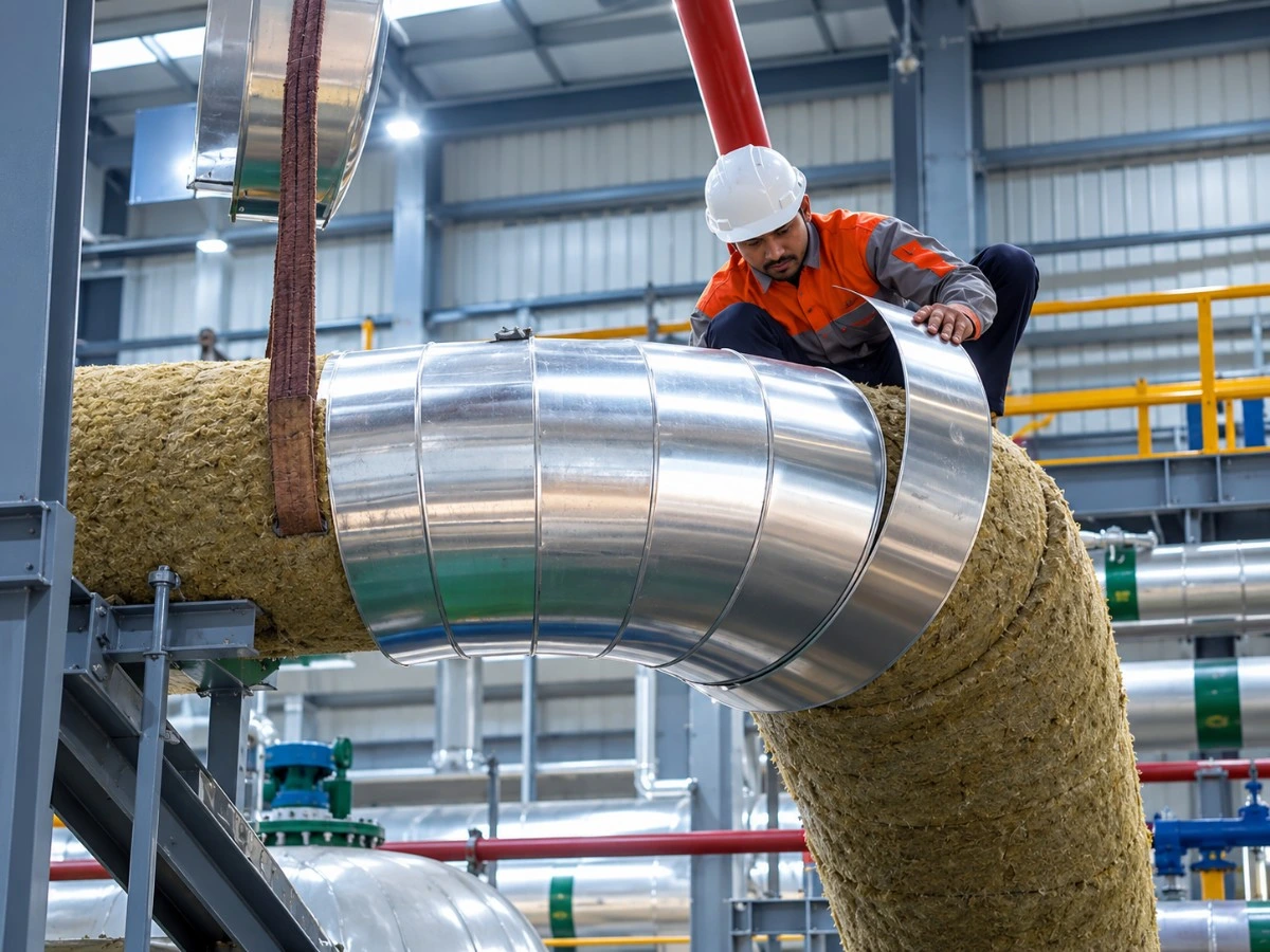 Industrial insulation and installation work by Spentex Allied of India