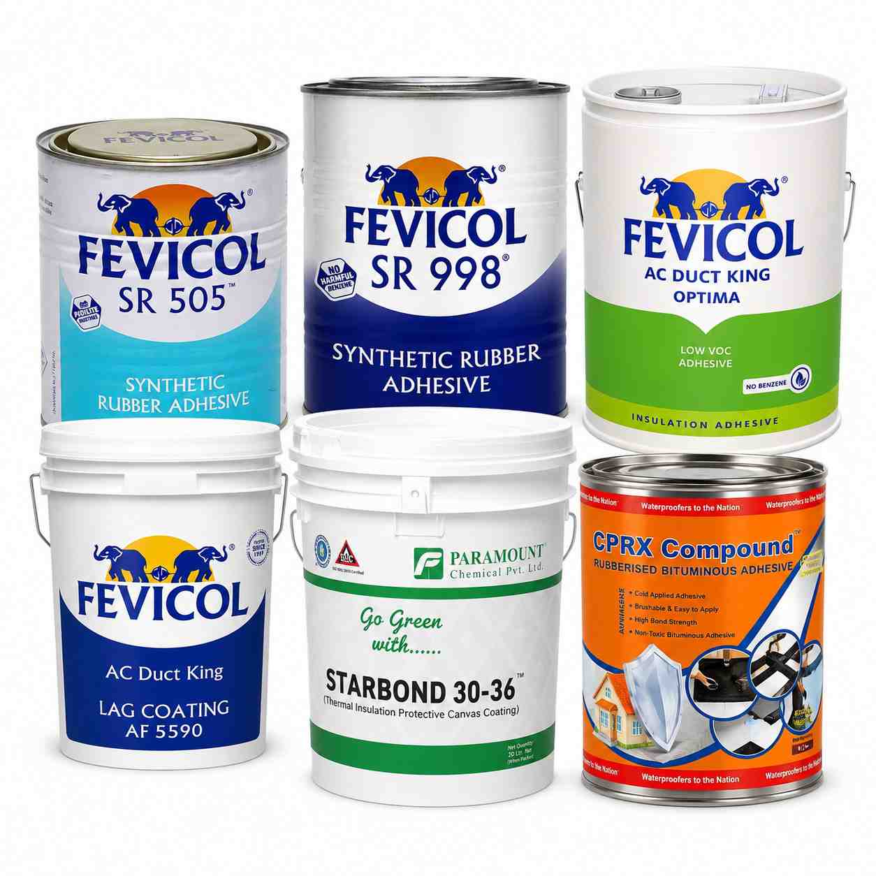 Compounds and adhesives for insulation applications