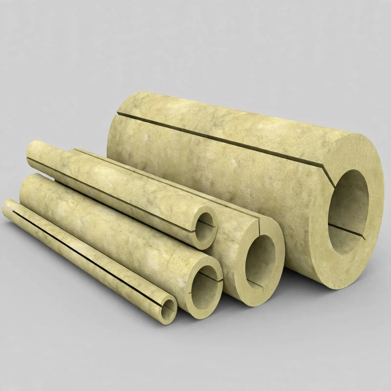 Rockwool Pipe Section