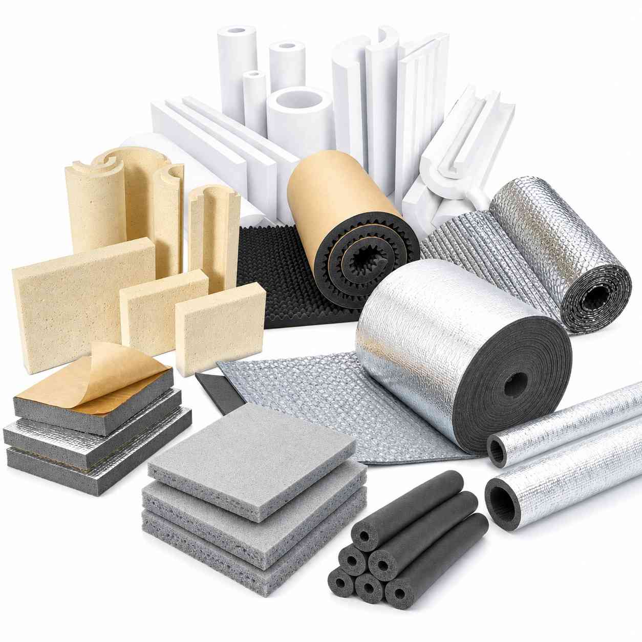 Foam insulation for thermal insulation applications